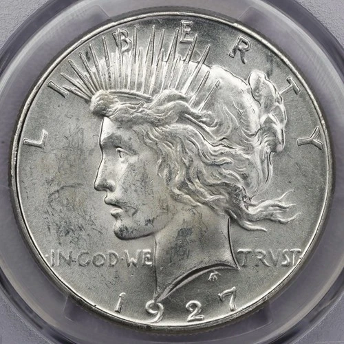 1927-S Peace Silver Dollar - PCGS MS 62