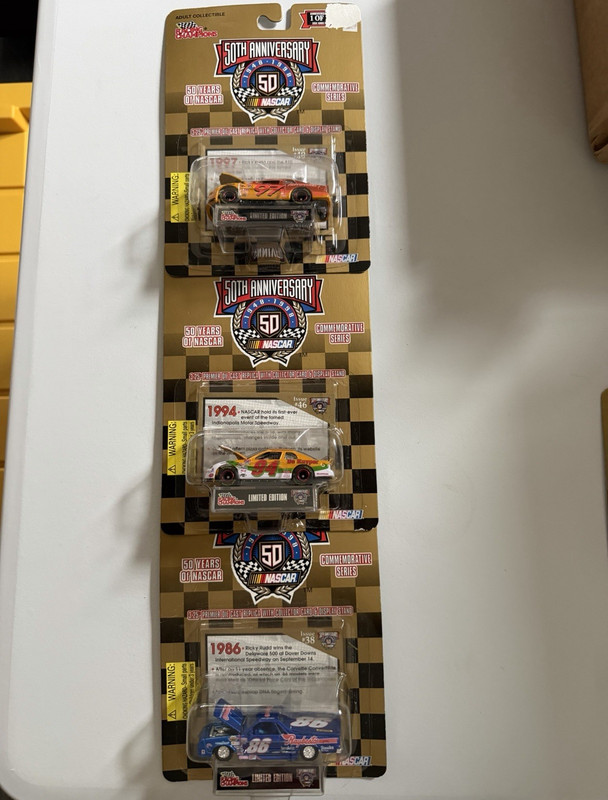 Racing Champions NASCAR 50th Anniv Issue #49 Ricky Rudd AutoLite 3.25"