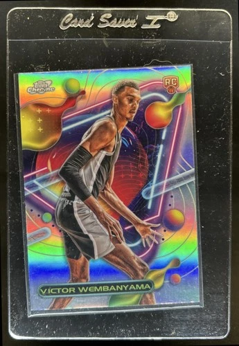 2023-24 Topps Cosmic Chrome Victor Wembanyama RC Refractor Rookie #151 Spurs