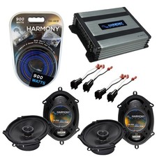 Ford F-650/750 2005-2010 Factory Speaker Upgrade Harmony 2 R68 HA-A400.4 Amp