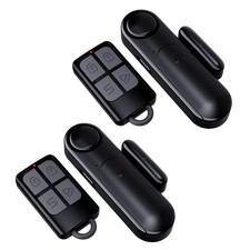 Window and Door Alarm When Opened for Safety/Home , 2 Pack Sliding Door Alarm...