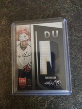 2013-14 Panini Prime Patch Rookie 22/25 Tom Wilson Card# 13-TW. rookie card picture