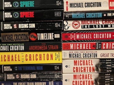 #ad #ad Build Your Own Michael Crichton Paperback Lot Bundle You Choose the Books $3.00