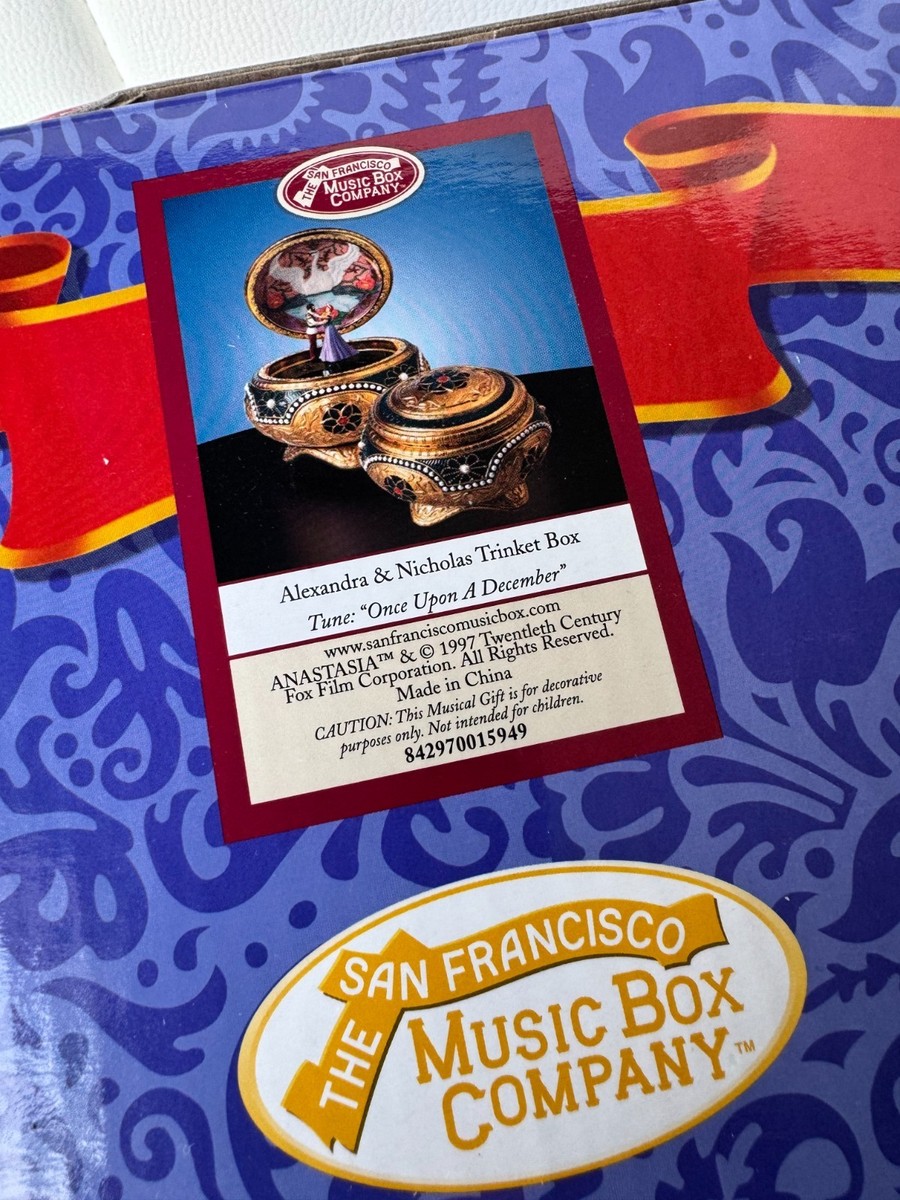 San Francisco Music Box Company Anastasia Alexandra and