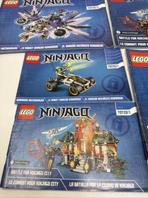 LEGO The Ninjago Masters of Spinjitzu 70725 & 70728 Instruction Manuals