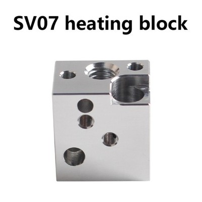High Efficiency Extruder Heating Block for Sovol SV07 3D Printer Hot End Block