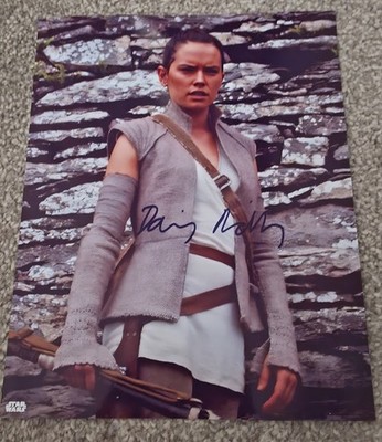 Daisy Ridley signed Star Wars 8 x10'' (20x25 cm) handsigniertes signed Photo