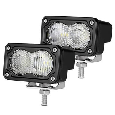 2Pcs LED Pod Light 3 Inch Off Road Driving Reverse Light Bar Mini White Driving
