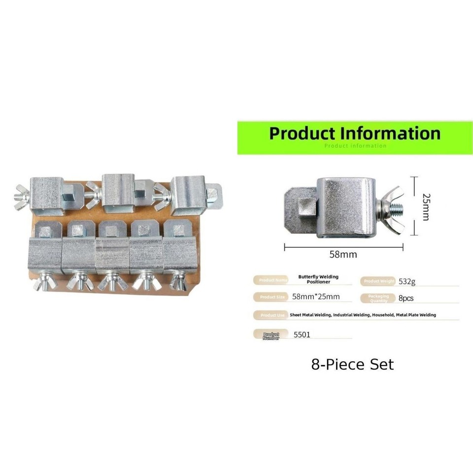 Butterfly Welding Clamps Metal Sheet Clamp Set For Precise Alignment ...