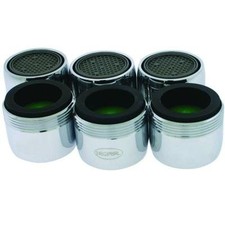 Neoperl Dual Thread 1.5 GPM Water-Saving Faucet Aerators 6-Pack , 706347