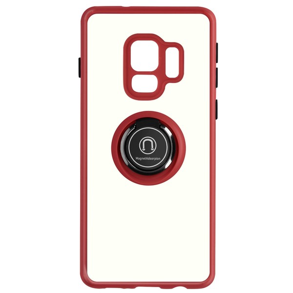 Hybrid HandyhüLle Mit Ring-Halterung Galaxy S9 – Rot-image