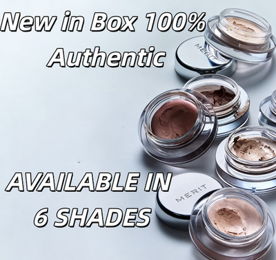 NIB 100% Authentic MERIT  Solo Shadow Shimmer Cream Eyeshadow, 6 shades, 0.17 oz