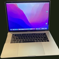 Macbook Pro 2017 15 inch i7 16gb 512GB SSD Silver Used Very Good New Battery