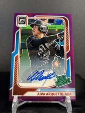 CZ3-396 - 2026 Donruss Optic - Aiva Arquette #195 - /99 - Purple Prizm - Auto