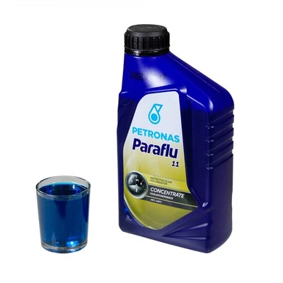 Petronas Paraflu 11 Antigel Liquide de Refroidissement Bleu 1 Litre Fiat 9.55523 - Photo 1/4