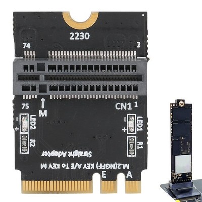 Adapter-Card NVME SSD To M.2 Key A E Vertical-Installation Network Converter SET