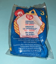 Ty Teenie Beanie Baby  SMOOCHY  THE FROG 1999 McDonalds Unopened
