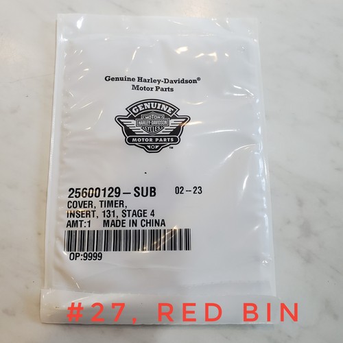 NUEVO Inserto de cubierta de distribución genuino Harley Screamin Eagle M8 131 etapa IV 25600129 - Imagen 5 de 5