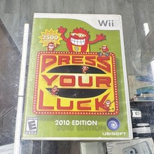 Ubisoft Press Your Luck: 2010 Edition Nintendo Wii 2009 E NTSC-U/C Manual