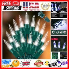Festive 100 Mini LED String Lights - 21.6FT, Cool White - Ideal for Holidays