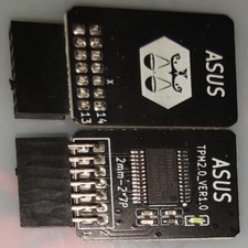 TPM 2.0 Module 2.0mm Space 14-1 Pin for ASUS Motherboard Chip DIY Updating Parts