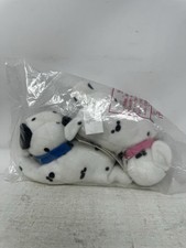 The Disney Store Lucky and Jewel Mini Bean Bag 8" 101 Dalmatians Still sealed 