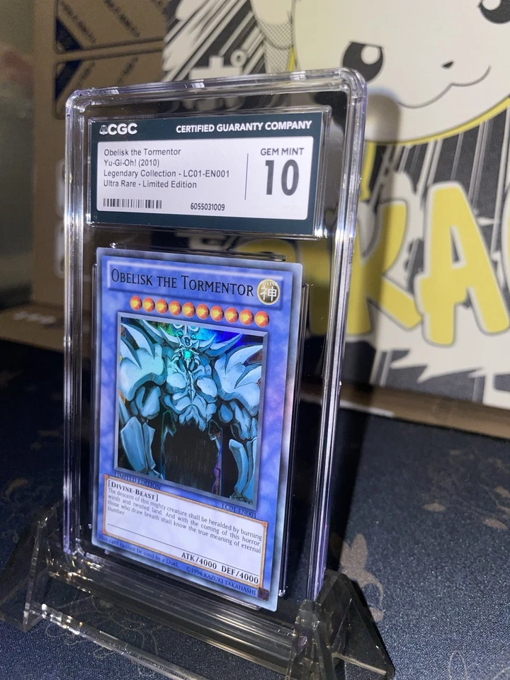 2010 Yugioh Legendary Collection 1 Obelisk the Tormentor UR LE - CGC 10 - Image 3 of 4