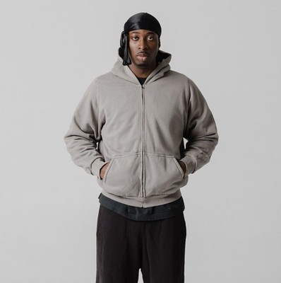 Yeezy Gap Full Zip Sweatshirt Hoodie Gray Unreleased Season YZY SZ L