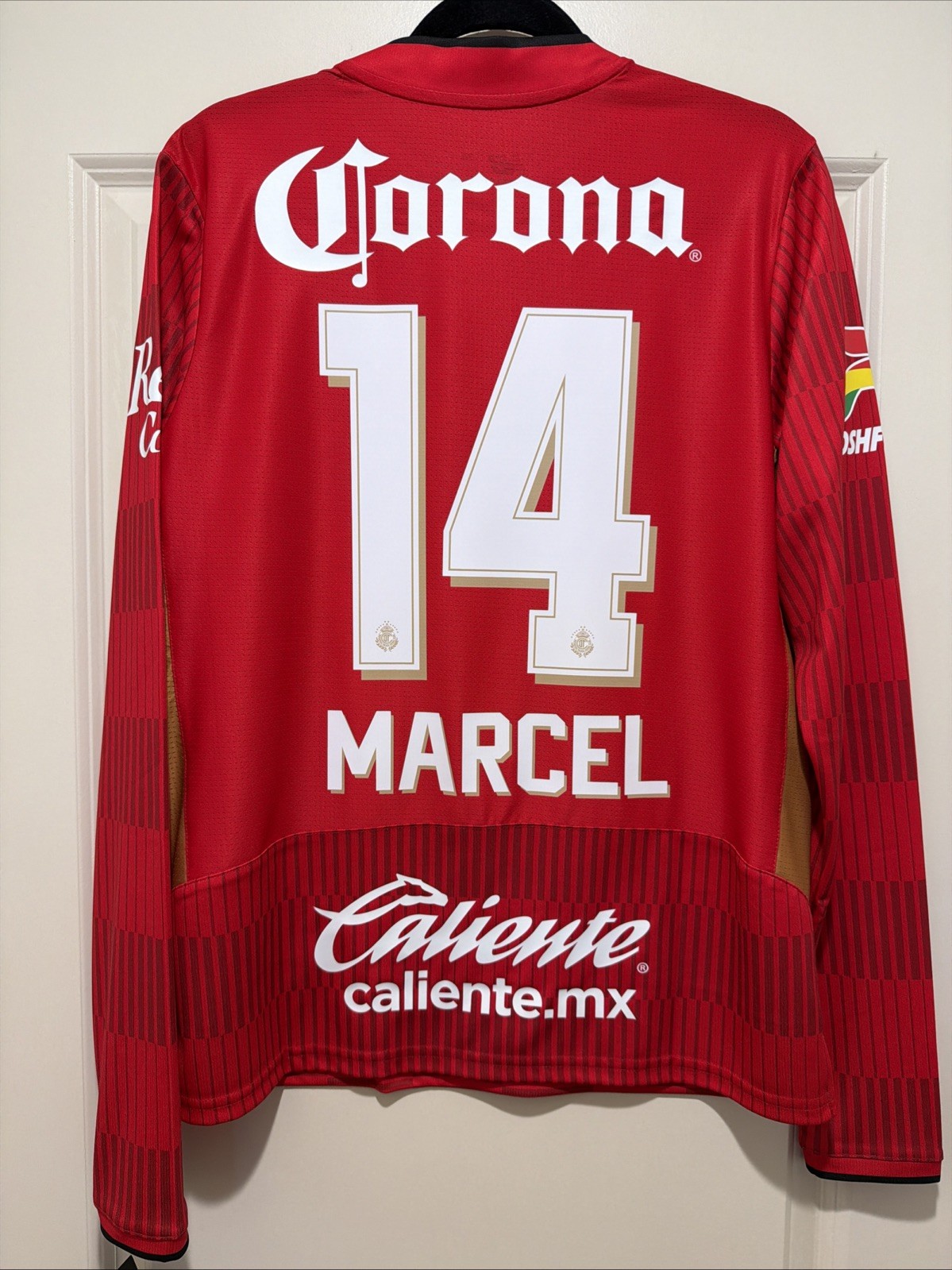 Marcel Ruiz #14 Mens MEDIUM Toluca New Balance Match Jersey Player Version