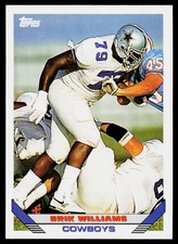 Erik Williams, 1993 Topps, #331, Dallas Cowboys,