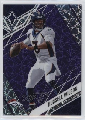 2022 Panini Phoenix Purple Lazer 38/99 Russell Wilson #39 9o3