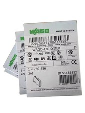 NEW WAGO 750-456 2-Channel Analog input Modul...