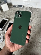 iPhone 13 Green Back Housing Replacement With Small Parts Frame OEM Pull