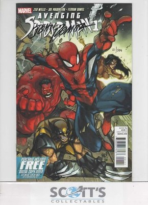 AVENGING SPIDER-MAN   #1     VF/NM     signed JOHN ROMITA  W/COA
