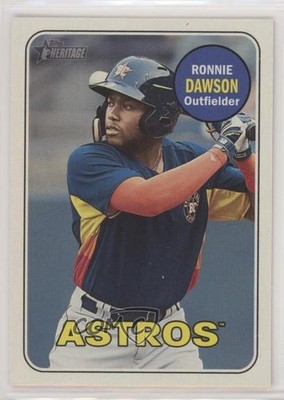 2018 Topps Heritage Minor League Edition Glossy Ronnie Dawson #171 n1u