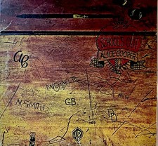 School&rsquo;s Out by Alice Cooper LP (1972) 1st Press Vinyl + desk sleeve + Panties!