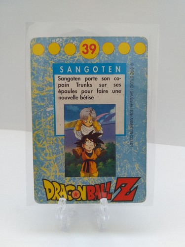 Carte Dragon Ball Z, Panini, française, série 1. N°39 : Son Goten & Trunks, BE - Imagen 13 de 13