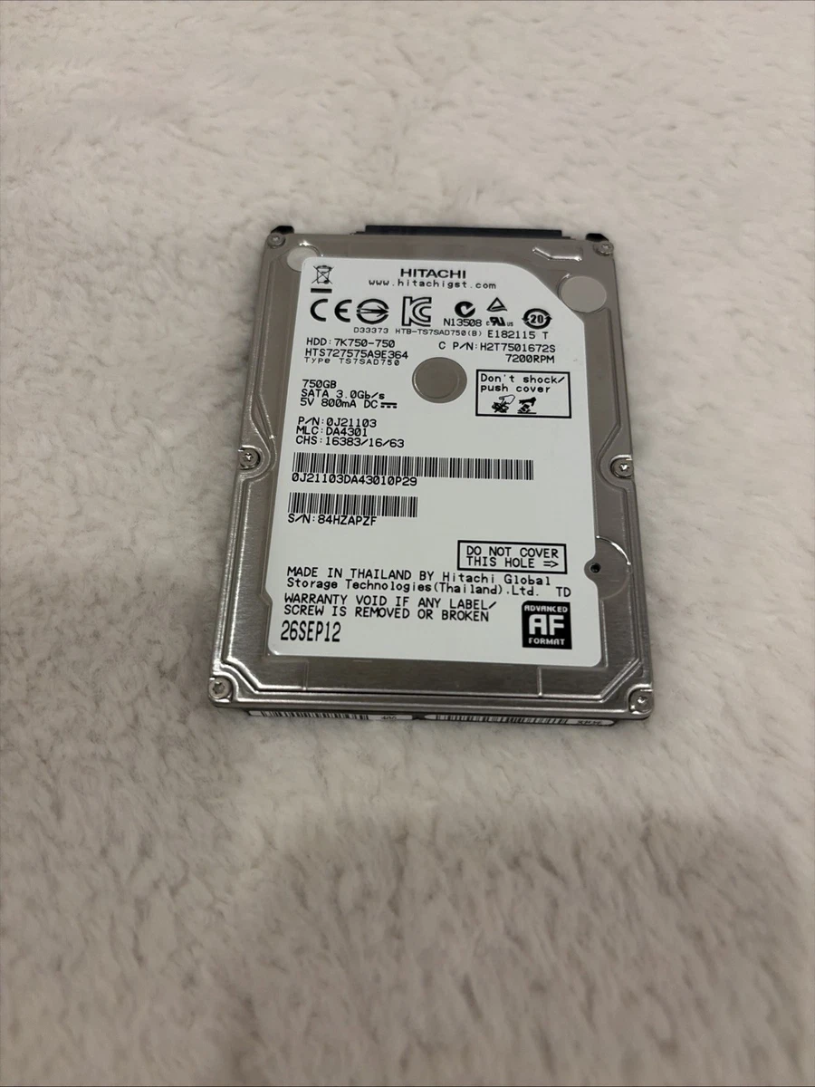 Hitachi SATA I 750 GB Internal Hard Disk Drives for sale | eBay