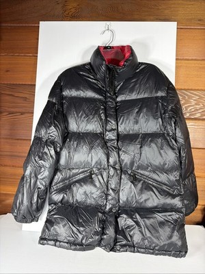 MICHAEL KORS Size S Down Puffer Jacket Coat Black Quilted Zipper Pocket