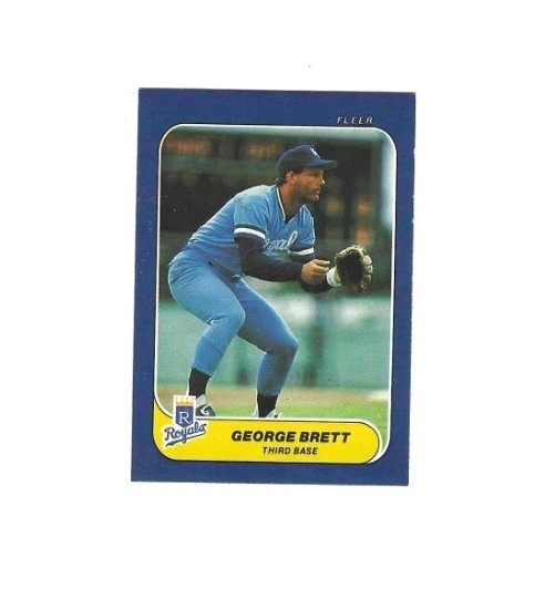 1986 Fleer Classic Miniatures -  George Brett #1