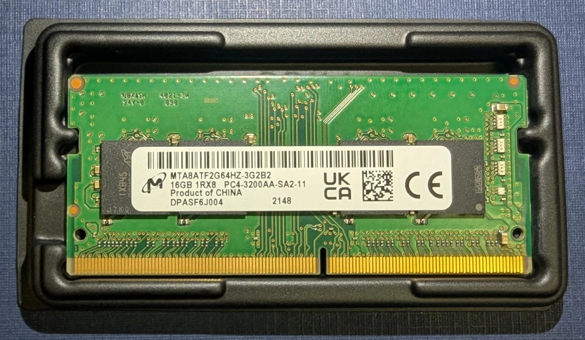 Micron DDR4 SDRAM 16 GB Capacity per Module Memory (RAM) for sale