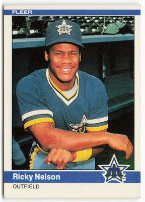 1984 Ricky Nelson Fleer Rookie - Seattle Mariners