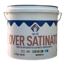 OVER SATINATO 2500ML COLORI A SCELTA SMALTO ALL'ACQUA CAMBIA COLORE MOBILI E ...