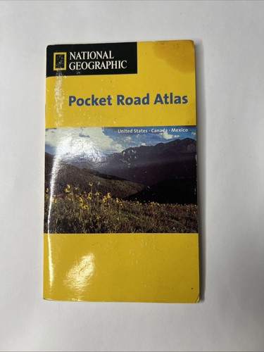 1998 National Geographic Pocket Road Atlas USA-Canada-Mexico