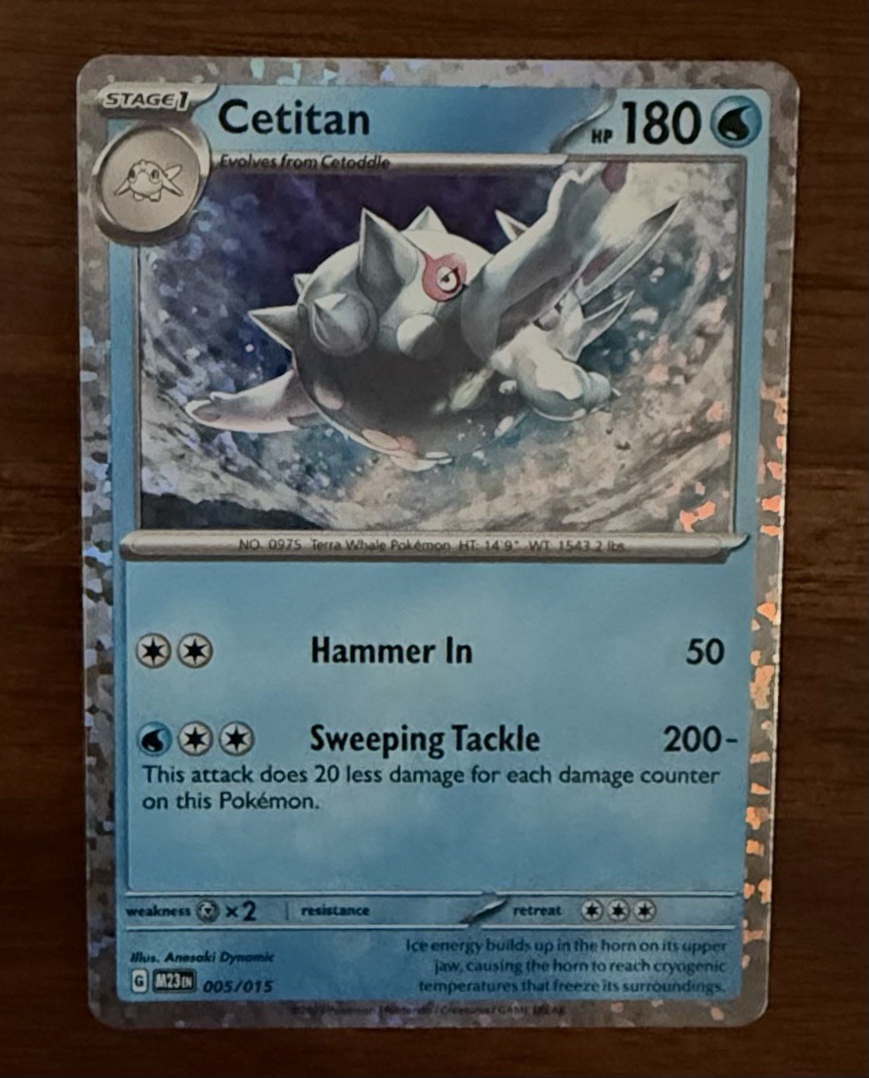 Cetitan 005/015 - Holo Promo - McDonald’s 2023 Pokemon TCG M23en