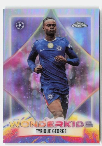 2025-26 Topps Chrome UEFA Club Competitions #WK-14 Tyrique George Wonderkids