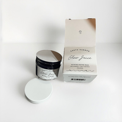 Earth Harbor Glow Juice Refining Enzyme Mask 2oz 60mL Full Size - NIB MSRP $40
