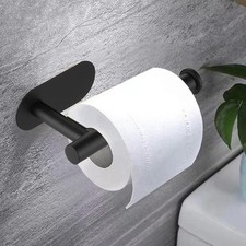Adhesive Stainless Steel Toilet Paper Holder Wall Mount Bathroom Tissue Rack