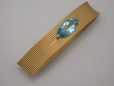 feinster Designer Anhänger Niessing m.  Topas 900 Gelbgold