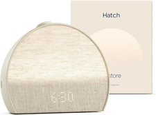 Hatch Restore 3 Sunrise Alarm Clock, Sound Machine, Smart Light Putty - White